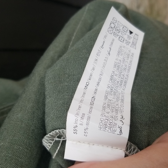 Pull and Bear Linen Blend Trench Coat - Picture 14 of 14